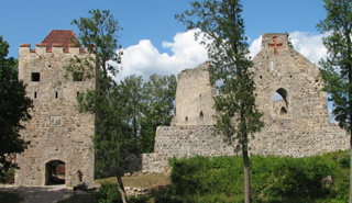 Сигулда. Руины замка XIII в